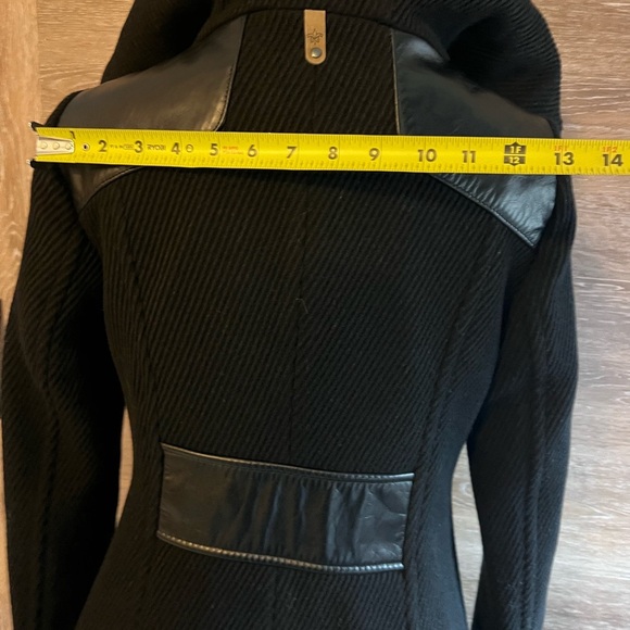MACKAGE Black wool Sunsk Coat Sz small hood excellent winter jacket - Picture 11 of 16